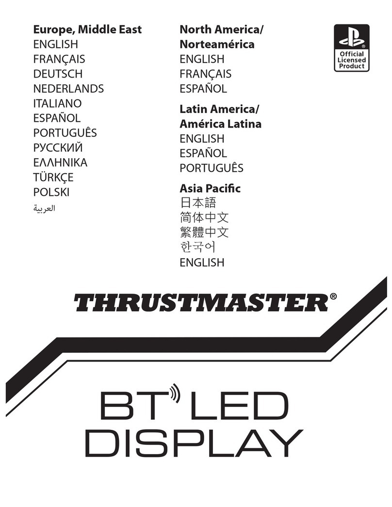 Thrustmaster BT User manual Thrustmaster BT User manual