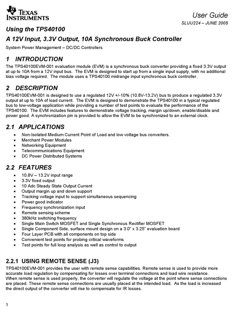 Texas Instruments TPS40100 User manual