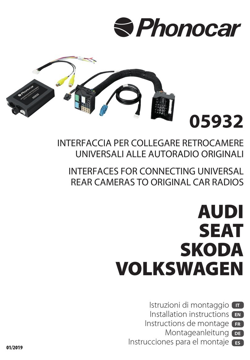 Phonocar 05932 User manual