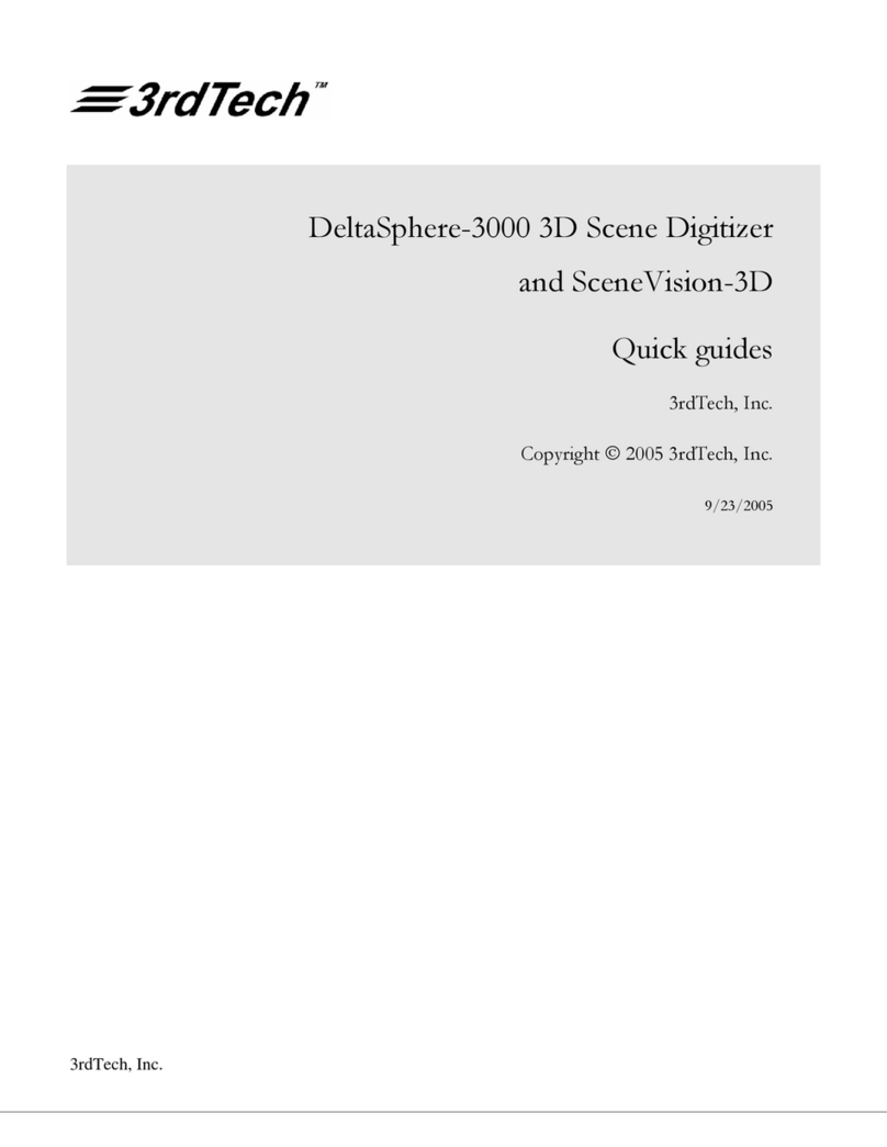 3rdTech DeltaSphere-3000 User manual