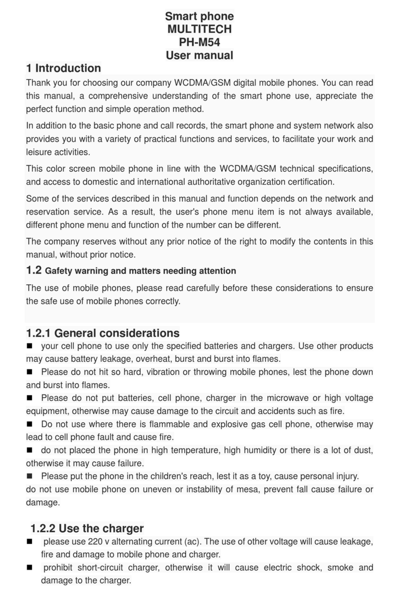 Multitech PH-M54 User manual