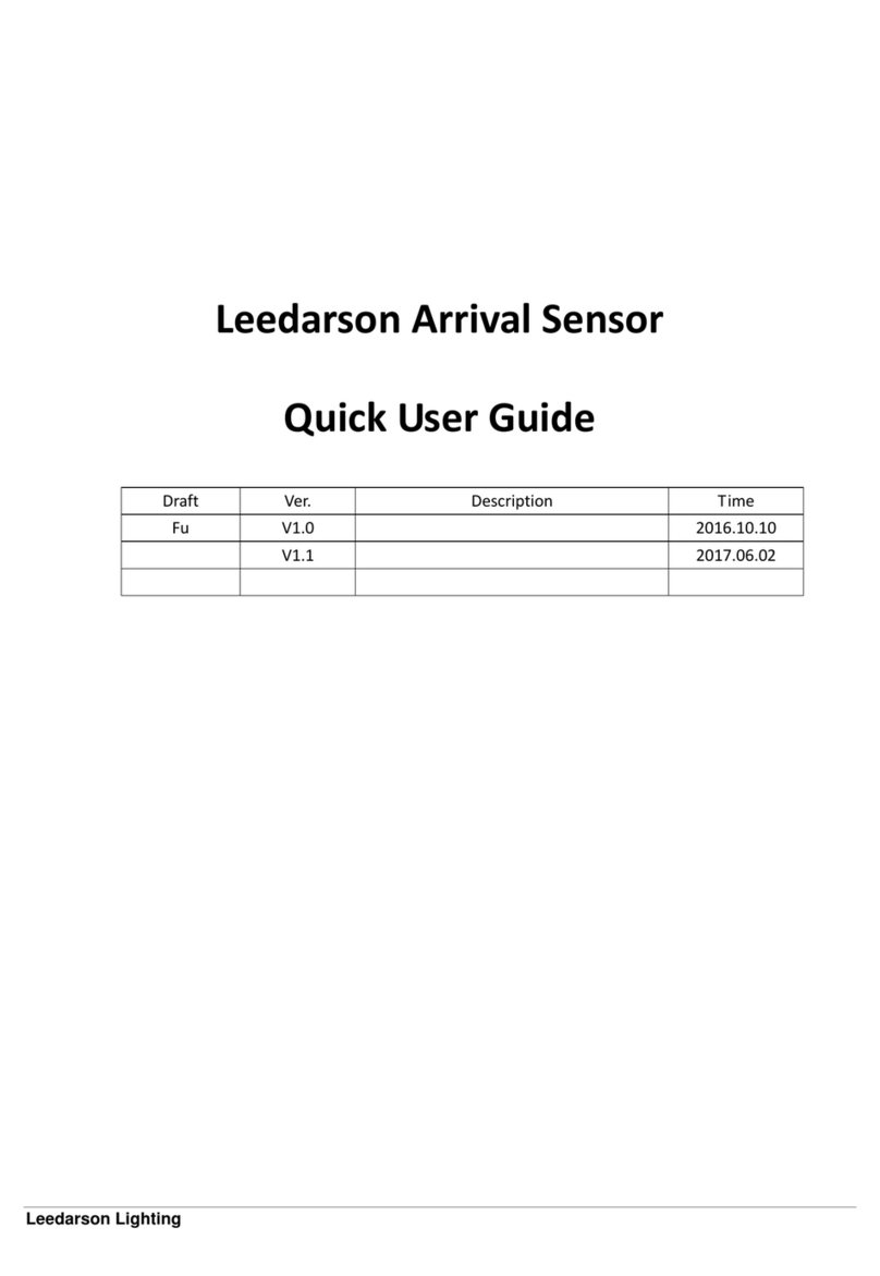 Leedarson Arrival Sensor Instruction manual