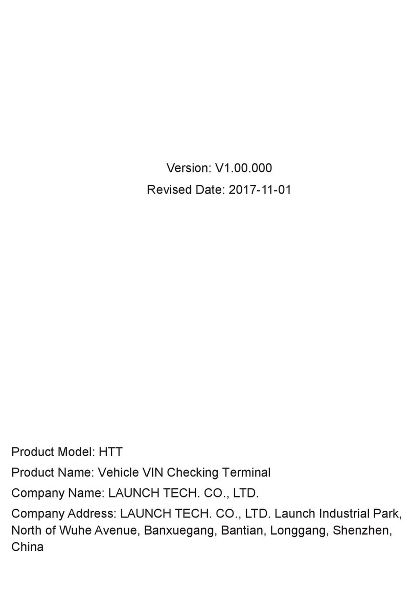 LAUNCH TECH HTT User manual LAUNCH TECH HTT User manual