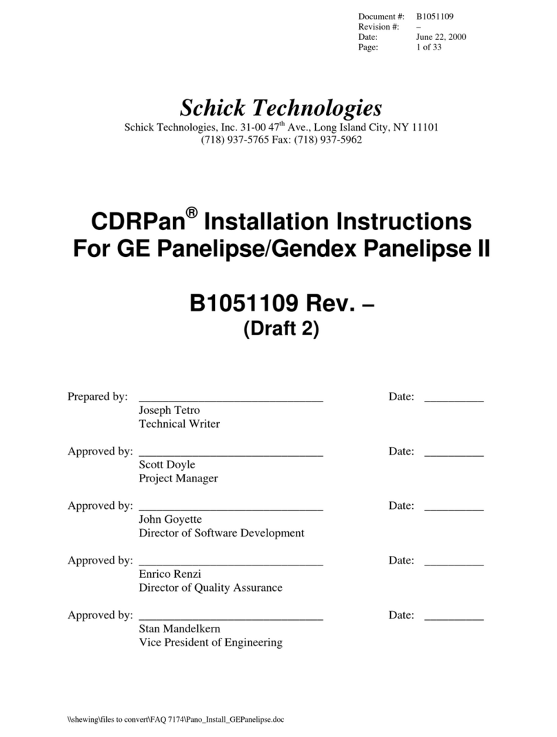 Schick CDRPan User manual