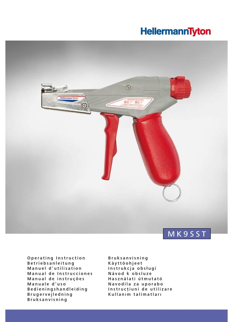 Hellermann Tyton MK9SST User manual