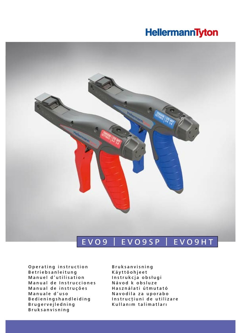 Hellermann Tyton EVO9SP User manual