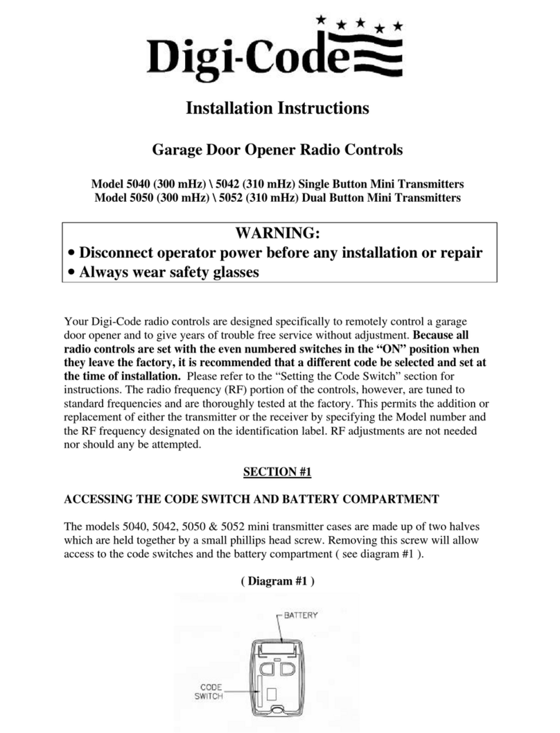 Digi-Code 5040 Service manual