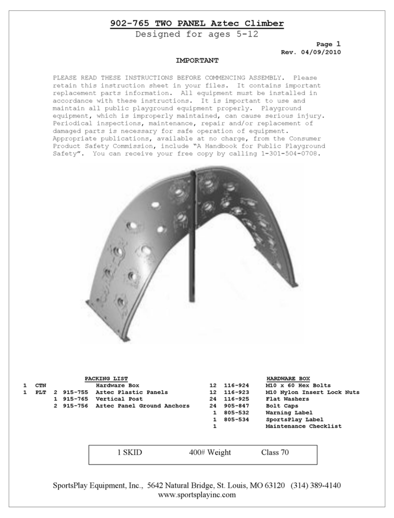 Aztec 902-765 User manual Aztec 902-765 User manual