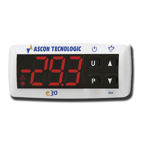 Ascon tecnologic E30 User manual