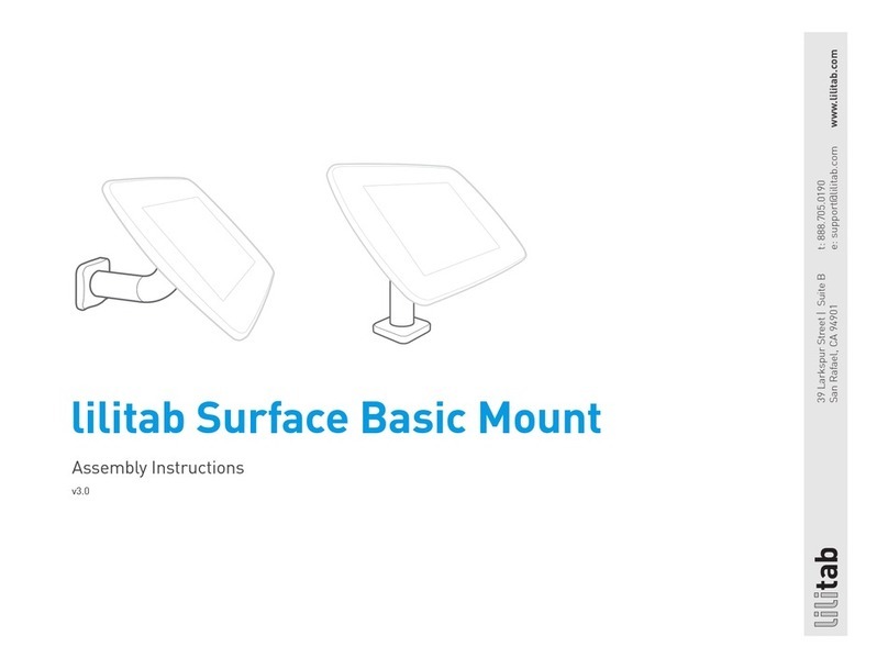 lilitab Surface Basic Mount User manual