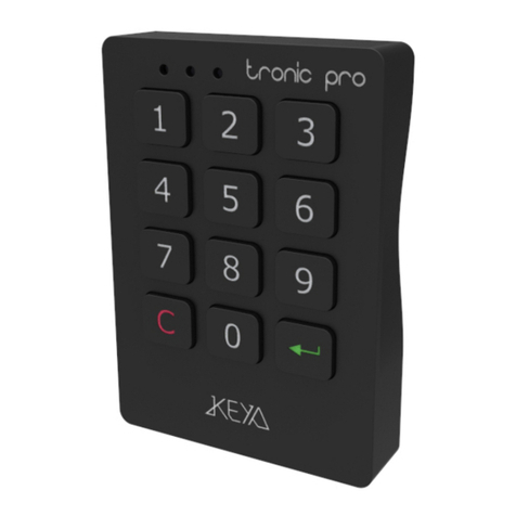 KEYA TRONIC PRO User manual KEYA TRONIC PRO User manual