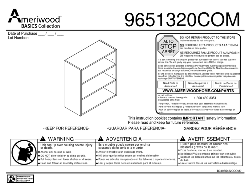 Ameriwood 9651320COM User manual Ameriwood 9651320COM User manual