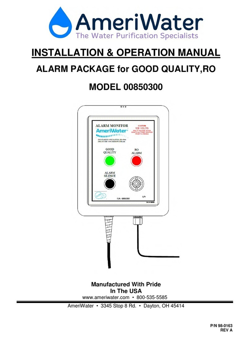 AmeriWater 00850300 User manual