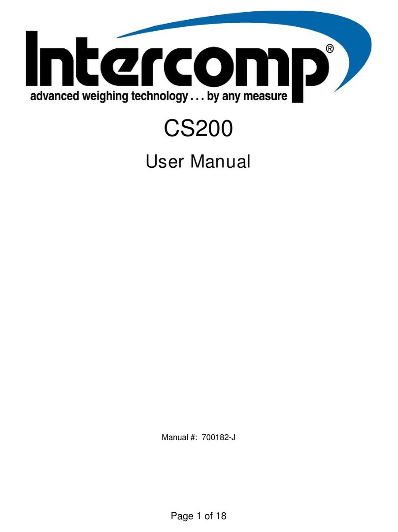 Intercomp CS200 User manual