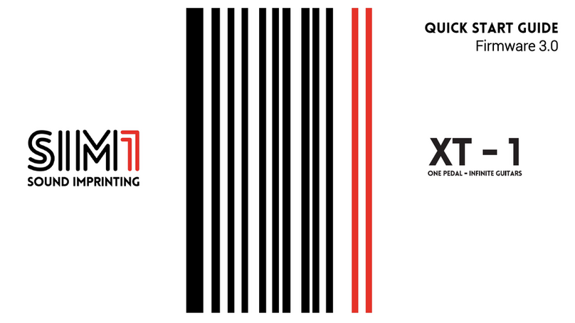 SIM1 XT-1 User manual