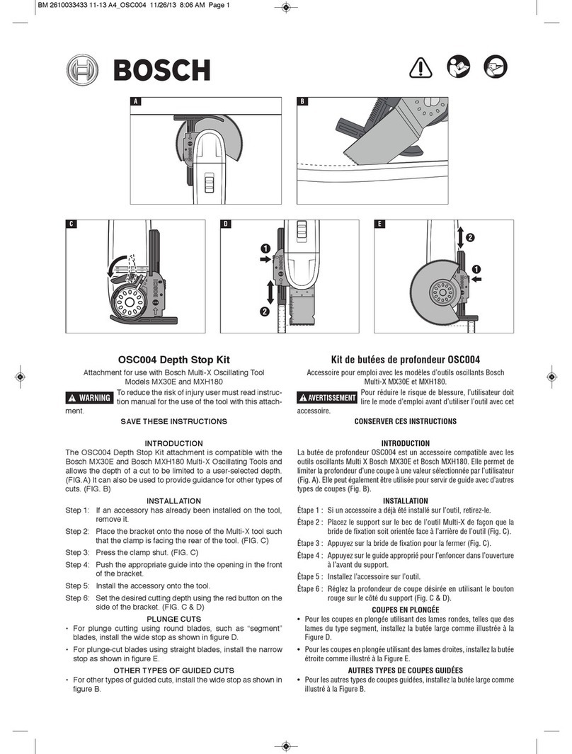 Bosch OSC004 manual