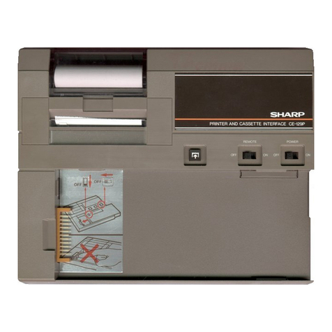 Sharp CE-129P User manual
