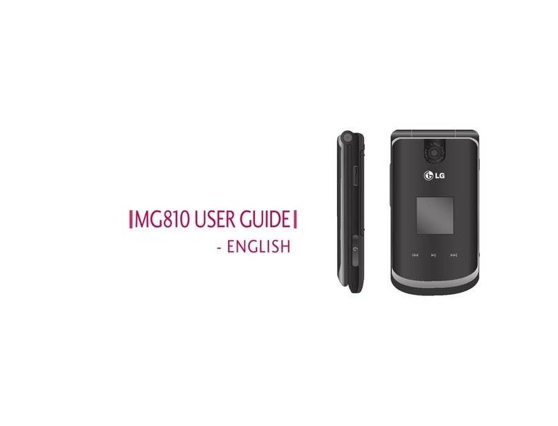 LG MG810 User manual
