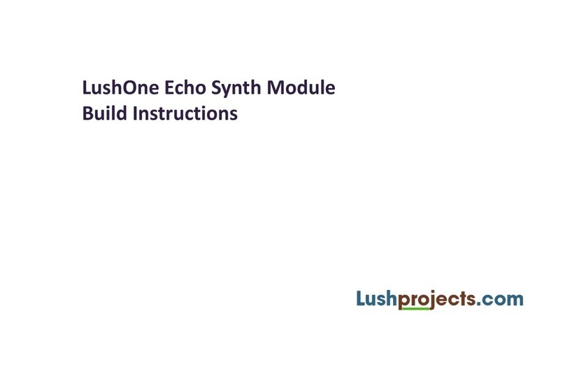 Lush Projects LushOne Echo Manual