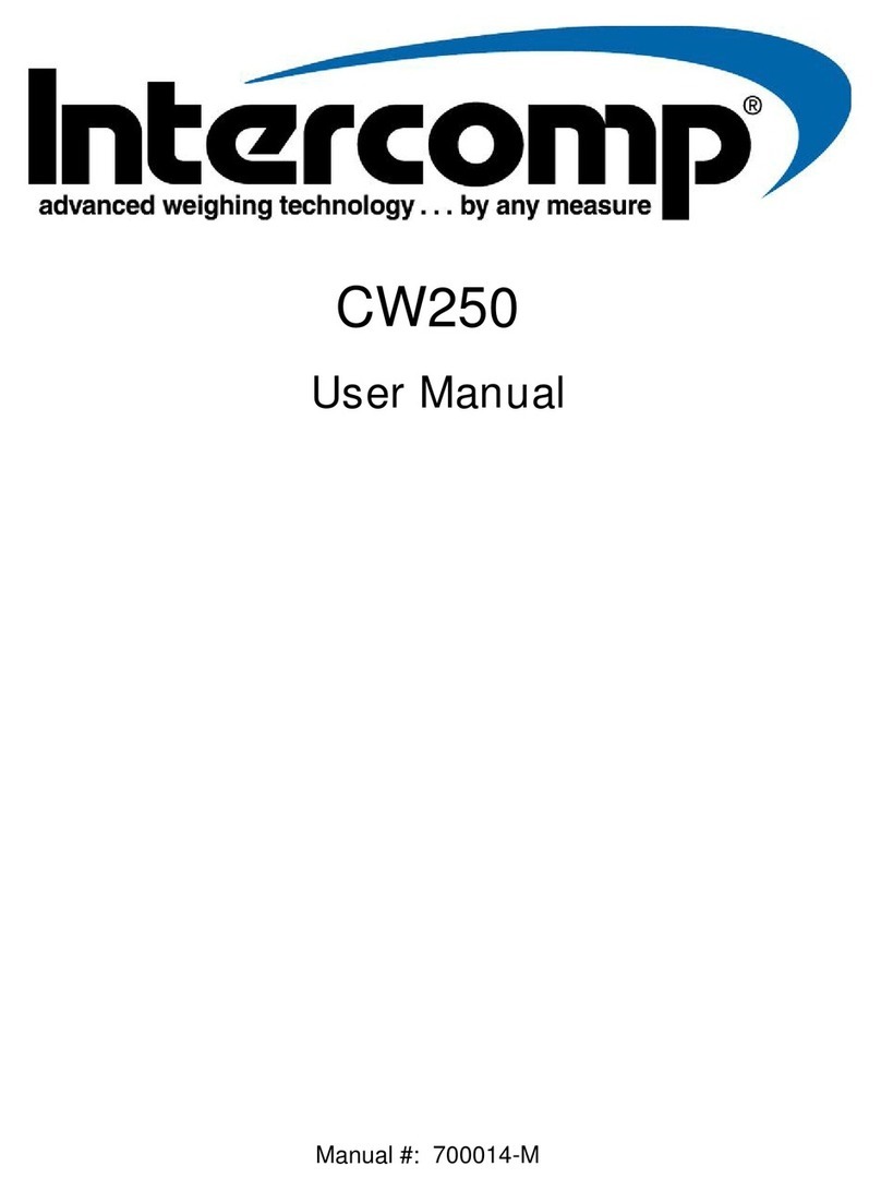 Intercomp CW250 User manual
