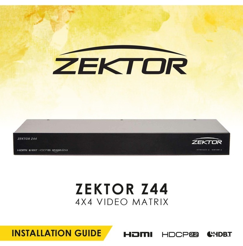 Zektor Z44 User manual