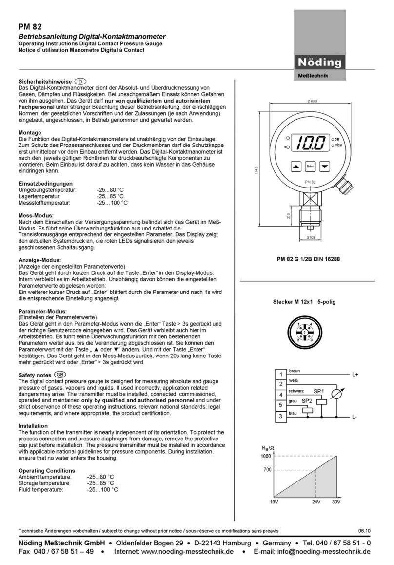 Noding PM 82 User manual