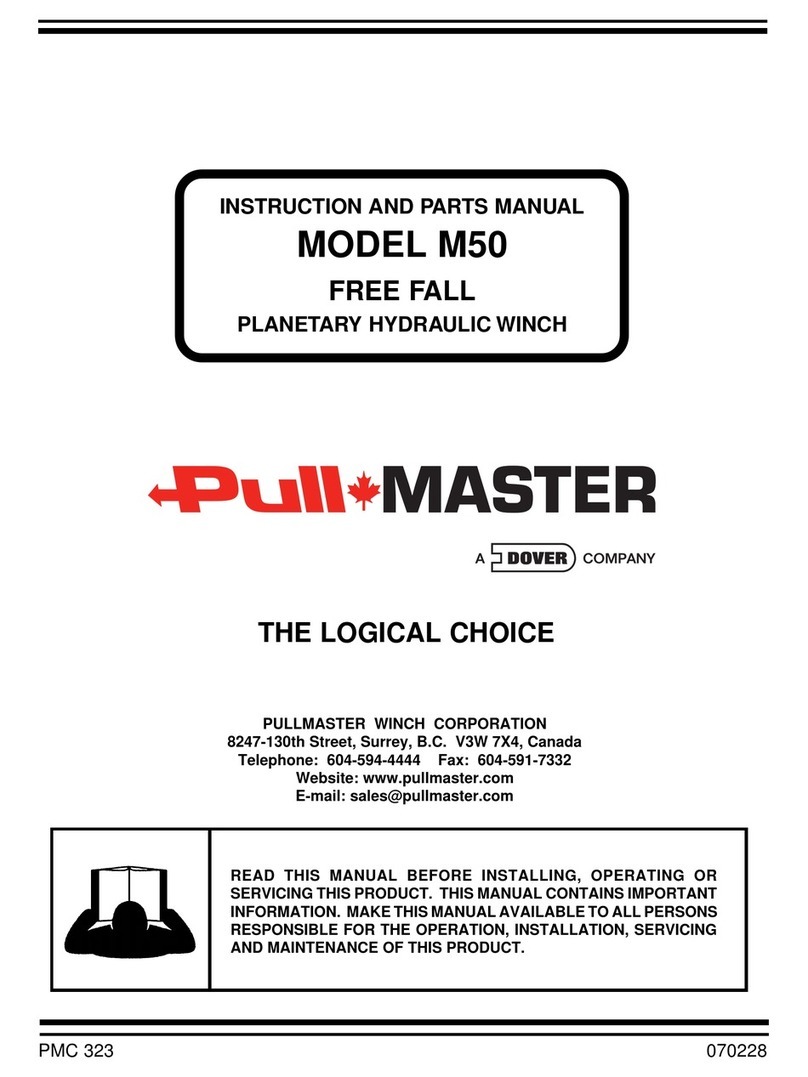 Pullmaster M50 Technical reference manual