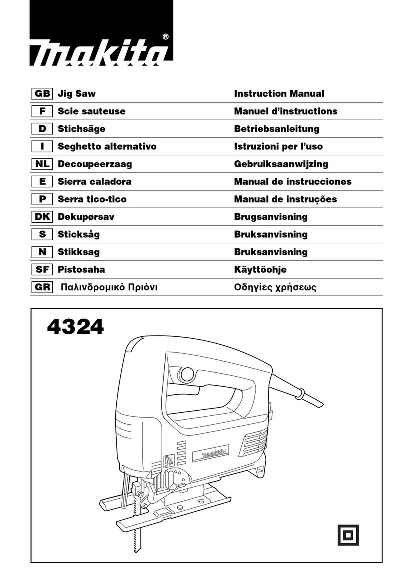 Makita 4324 User manual