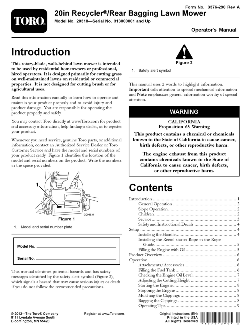 Toro 20318 User manual