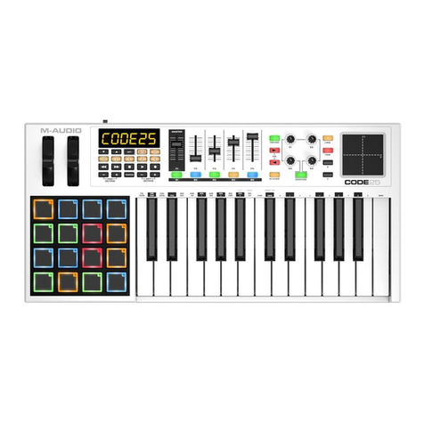 M-Audio code25 User manual