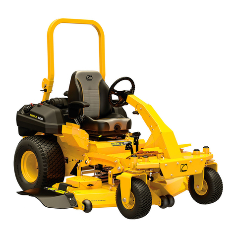 Cub Cadet Pro Z Series 500 Lapbar User manual