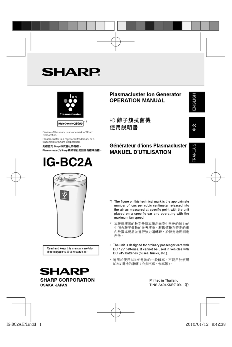 Sharp IG-BC2A User manual