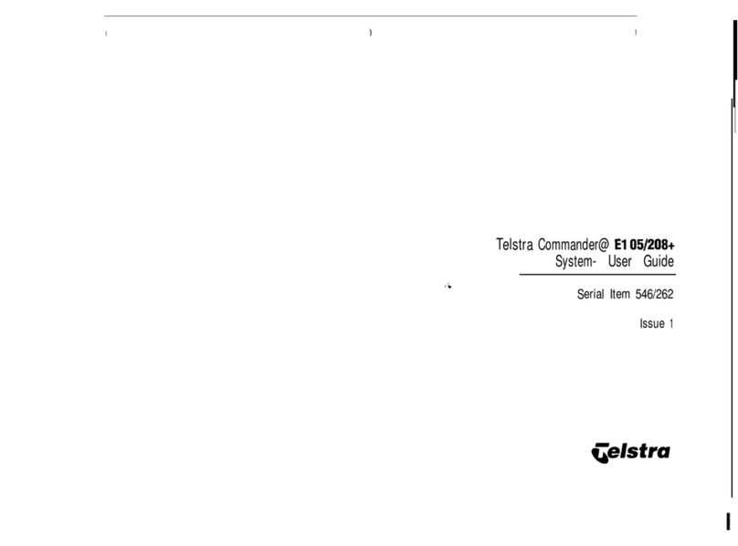 Telstra Commander E105 User manual