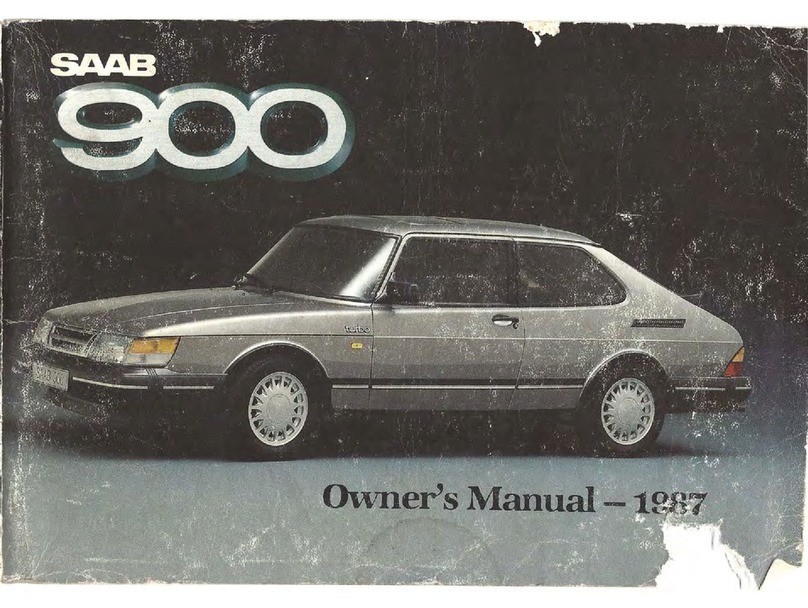 Saab 1987 900 User manual
