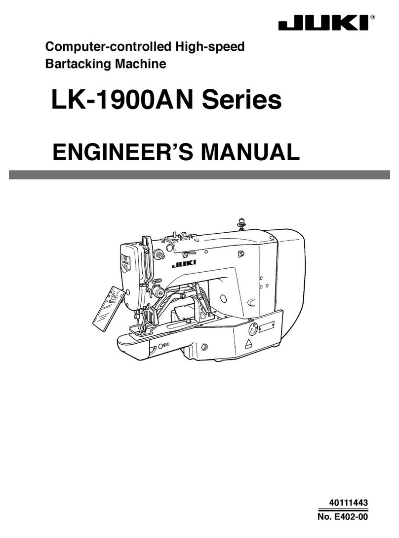 JUKI LK-1900AN Quick start guide