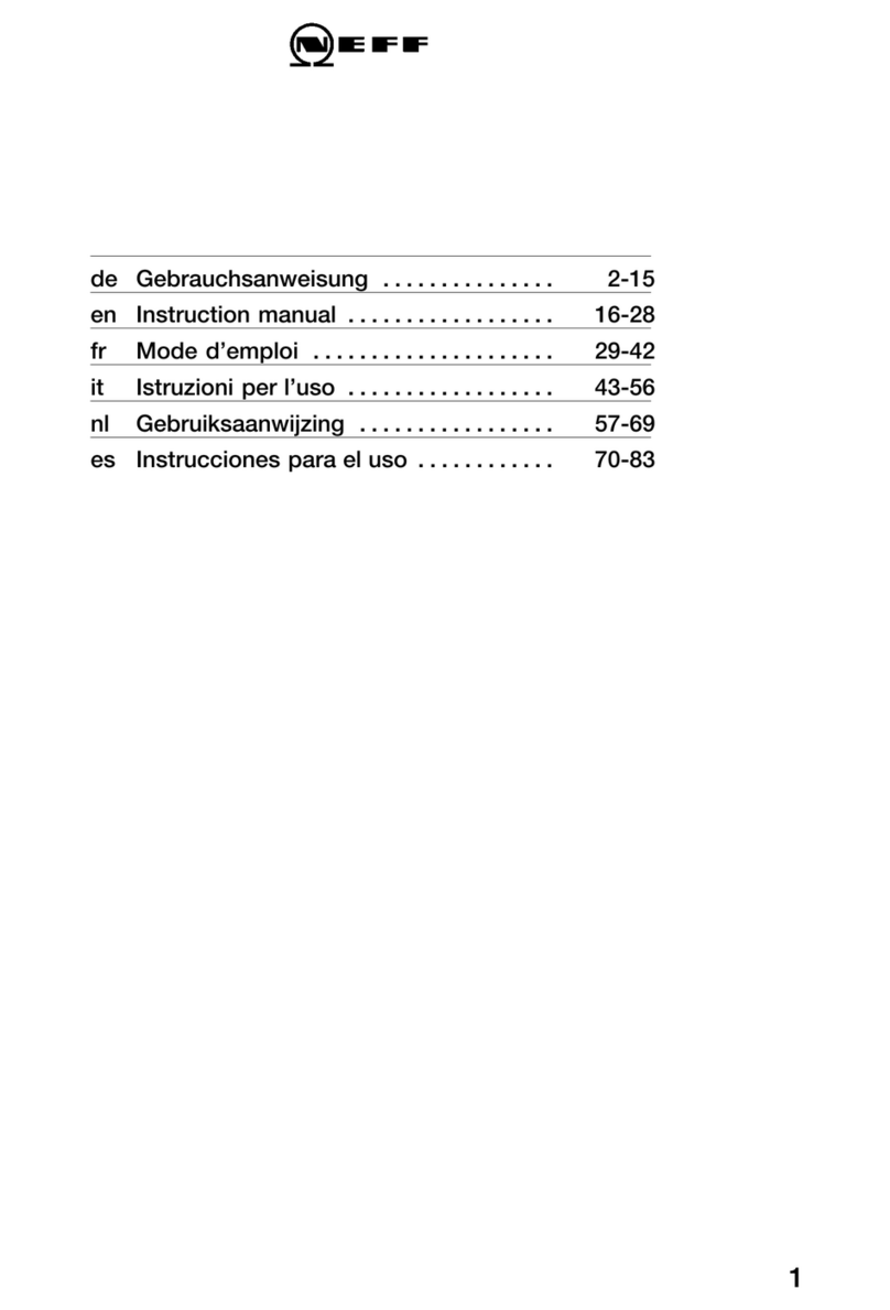 NEFF N21H45N0 User manual