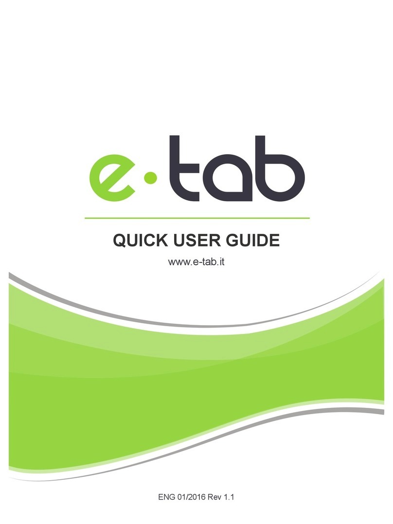 Microtech e-tab Instruction manual