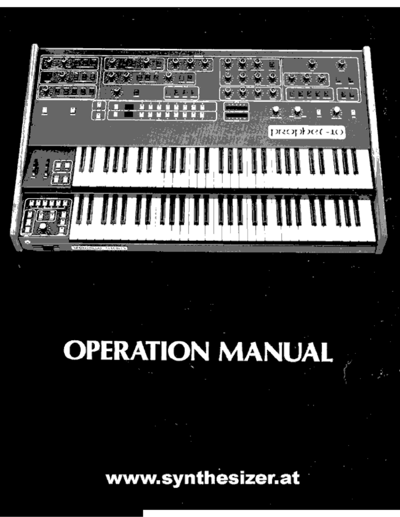 SequentialSystems prophet-10 User manual