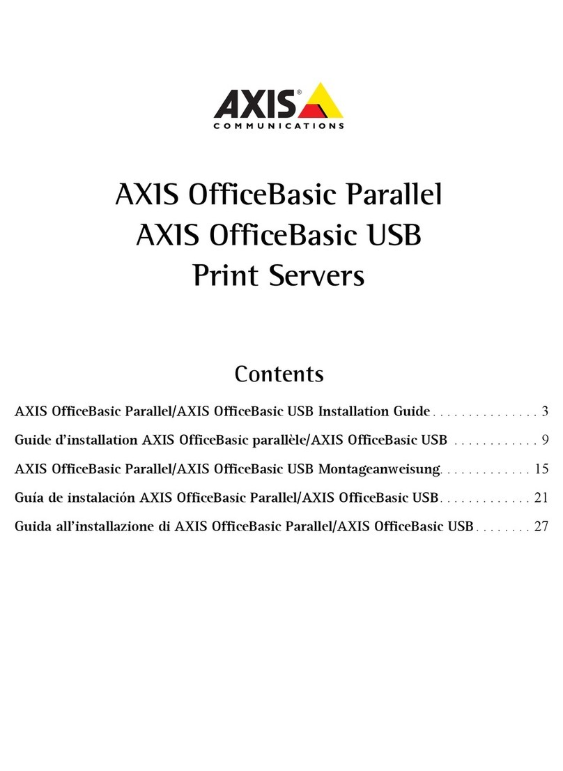 Axis OfficeBasic Parallel User manual