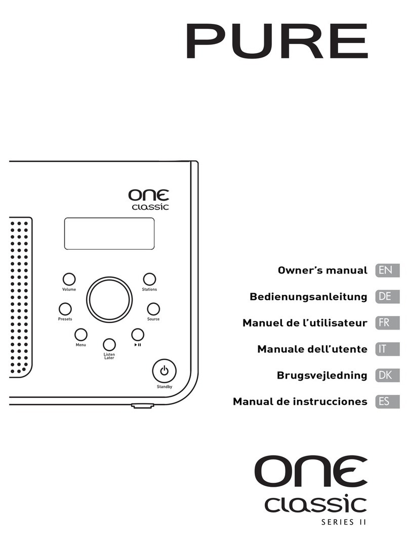PURE ONE classic Series II User manual