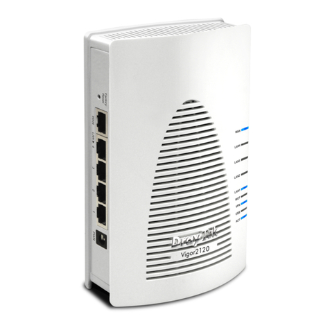 Draytek Vigor2120 Series user guide