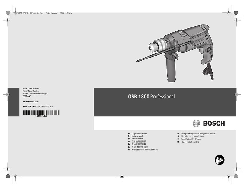 Bosch GSB 1300 Professional User manual