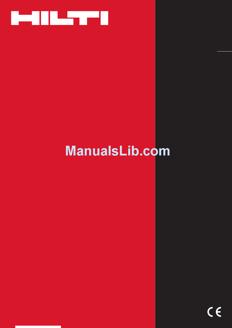 Hilti DS WS10 User manual