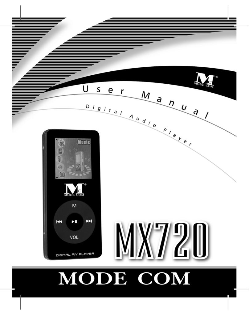 Modecom MX720 User manual