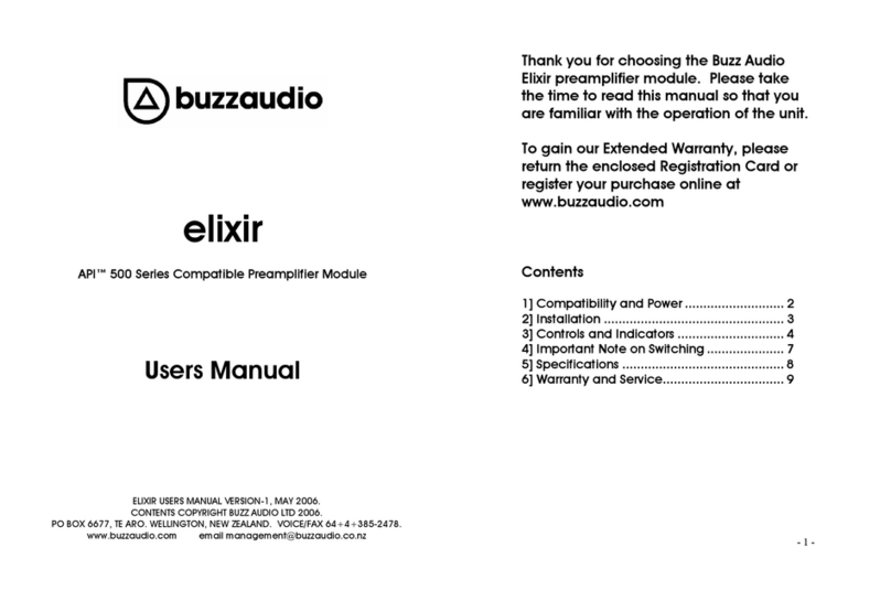 Buzzaudio elixir User manual