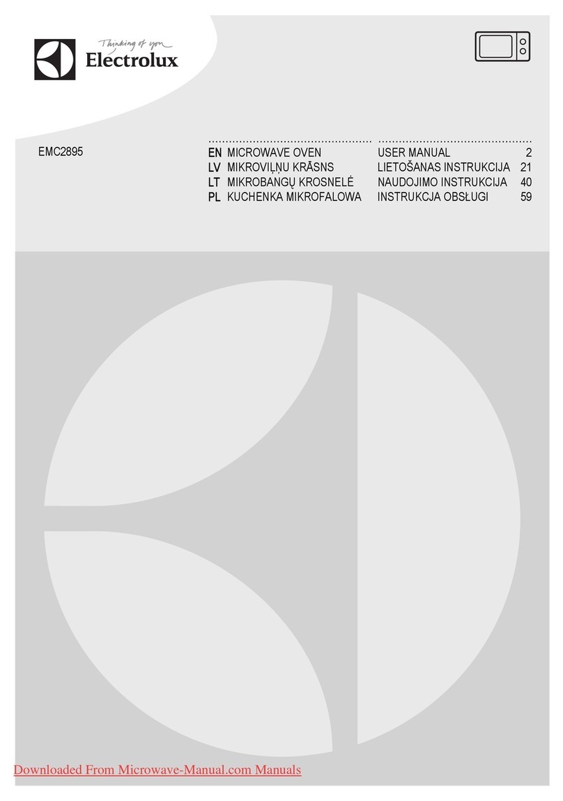 Electrolux EMC2895 User manual