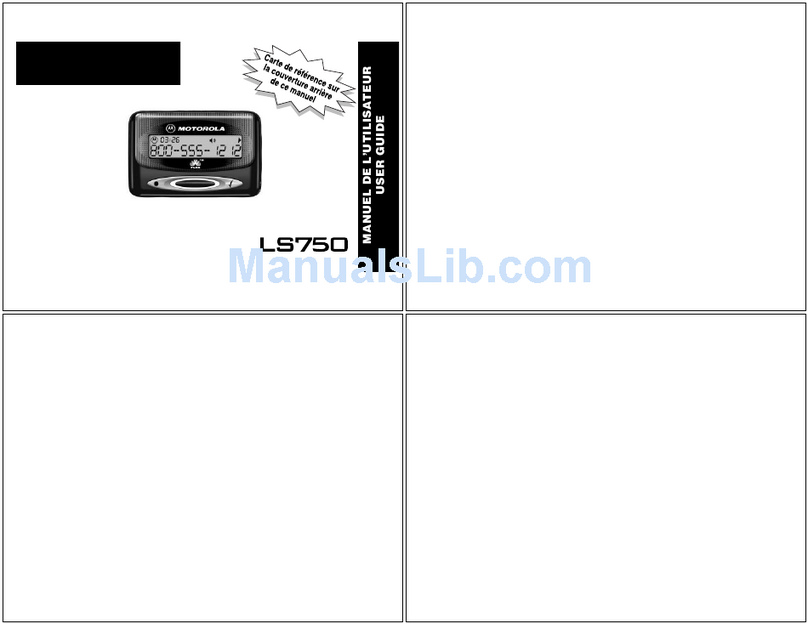 Motorola LS750 user guide