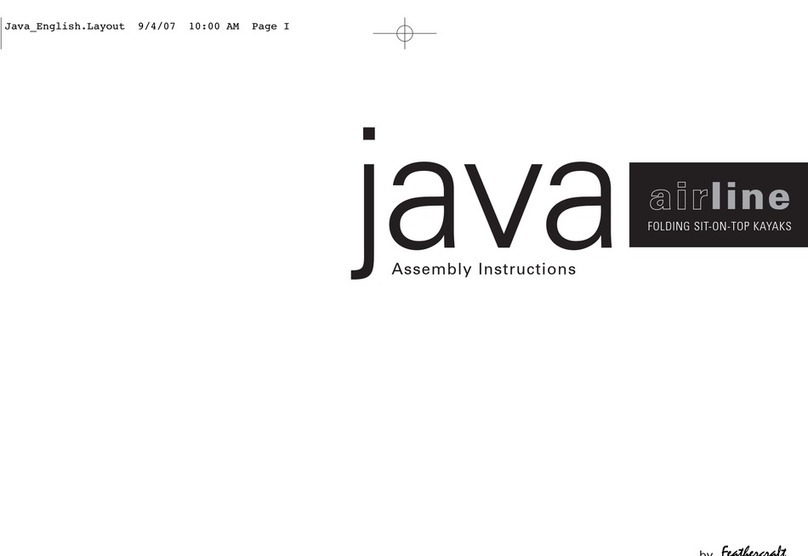 Feathercraft java User manual