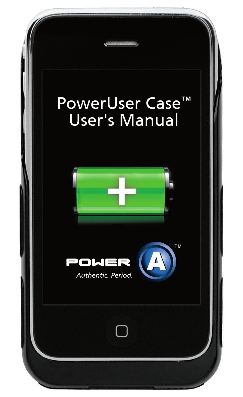 Power A poweruser case User manual