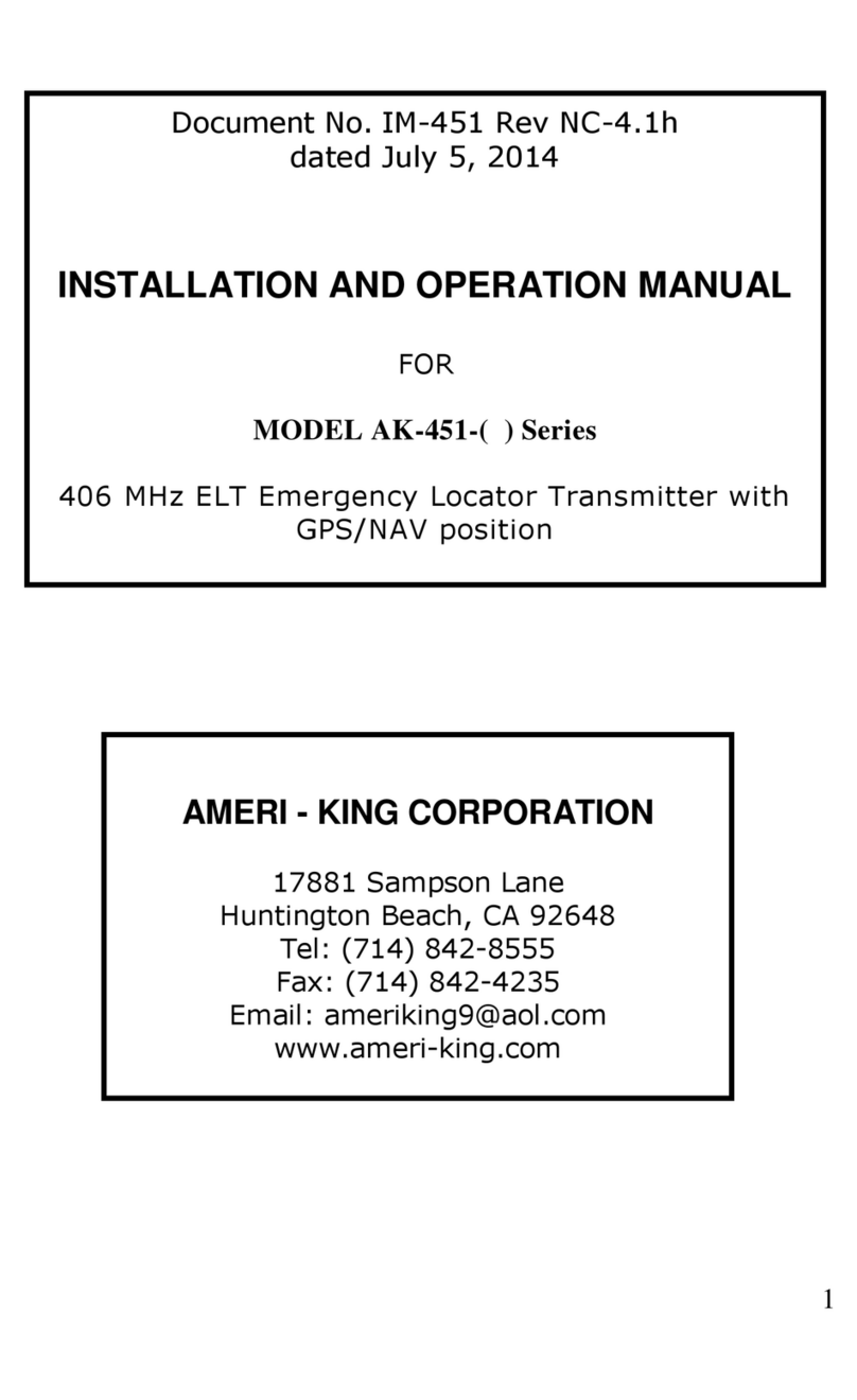 Ameri-King AK-451 Series User manual